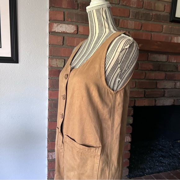 Jungmaven Button Front Jumper in Coyote Tan Sz XS - Picture 6 of 11